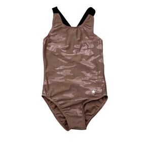 Destira Rose Gold Camo Leotard